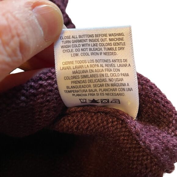 Simply Styled by Sears Men's Button Up Cardigan Sweater Button Up Size Large - Picture 6 of 8